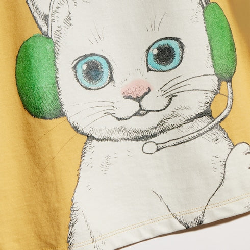 Children's cotton T-shirt with print