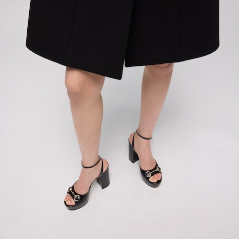 Women's Horsebit platform sandal