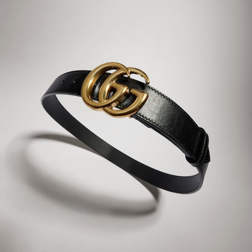 GG Marmont belt with shiny buckle