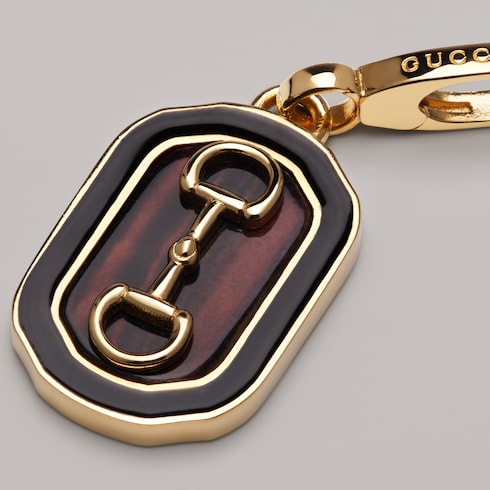 Horsebit motif charm