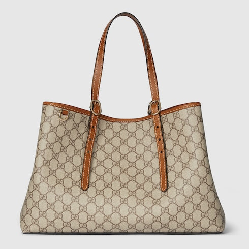 GG Emblem large tote bag