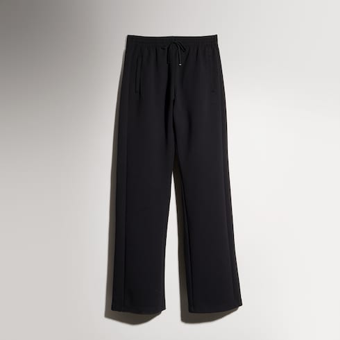 Stretch cotton jersey sportswear pants