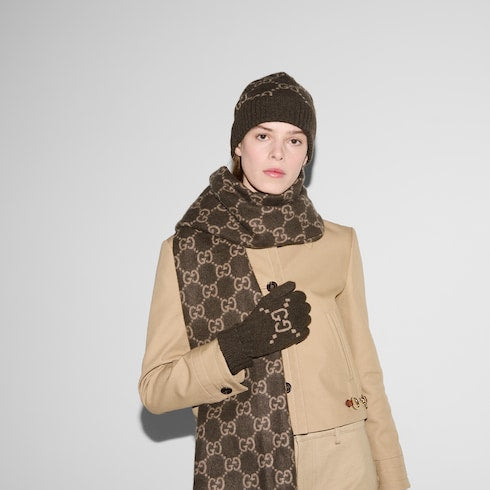 GG cashmere gloves