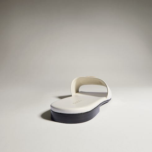 Women's slide sandal with Double G