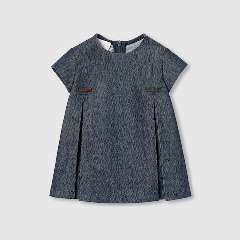 Baby denim dress with Web