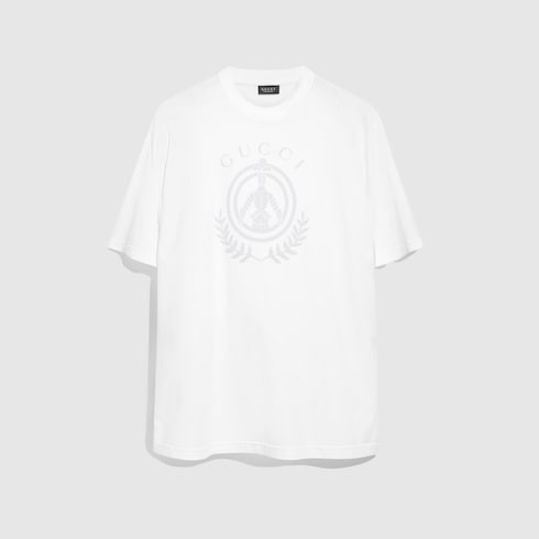 Cotton jersey T-shirt with print