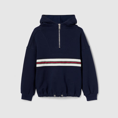 Children's cotton hooded sweatshirt