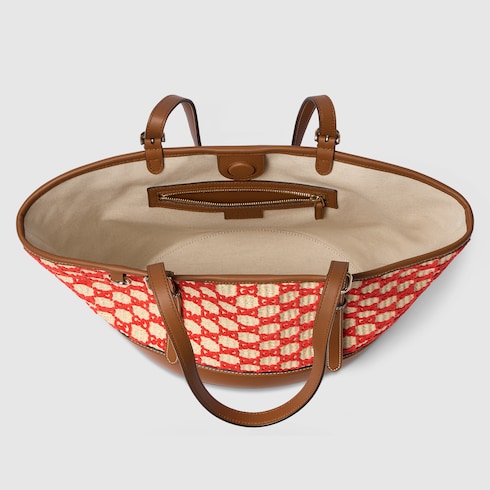 Woven small tote bag