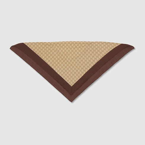 Printed silk twill headband