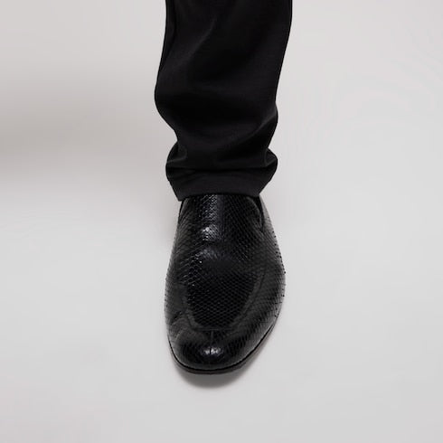 Men's Giacomo python loafer