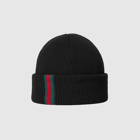 Wool hat with Web