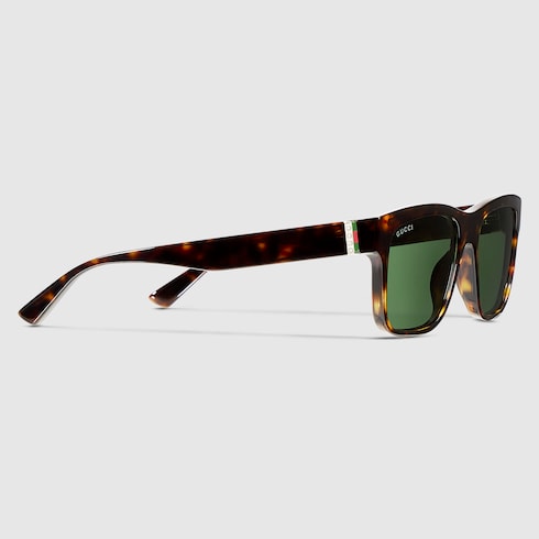 Rectangular frame sunglasses