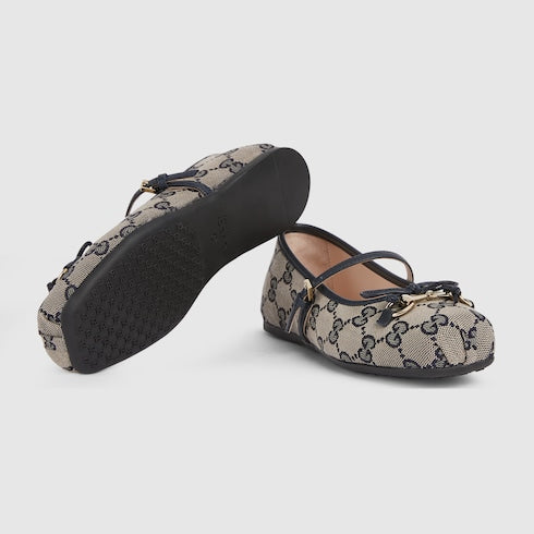 Children's ballet flat with Horsebit