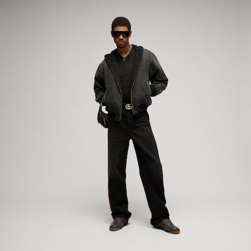 Men's wornout-effect Screener sneaker