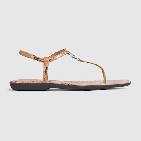 thong sandal with Interlocking G