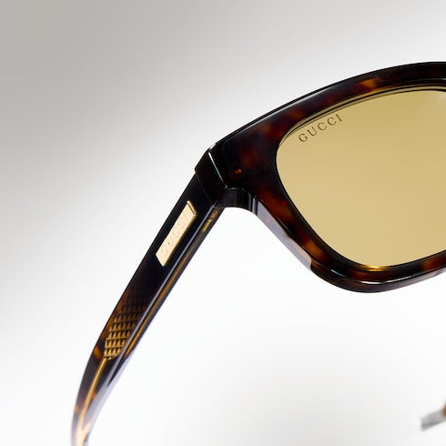 Rectangular-frame sunglasses