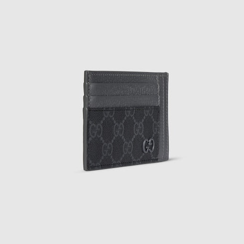 Grey trim GG card case
