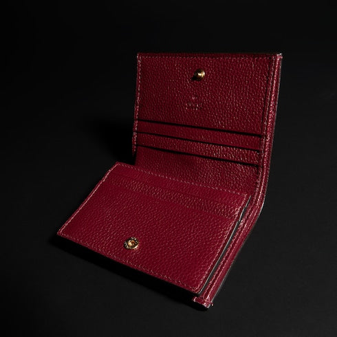 Bi-color GG Marmont small wallet