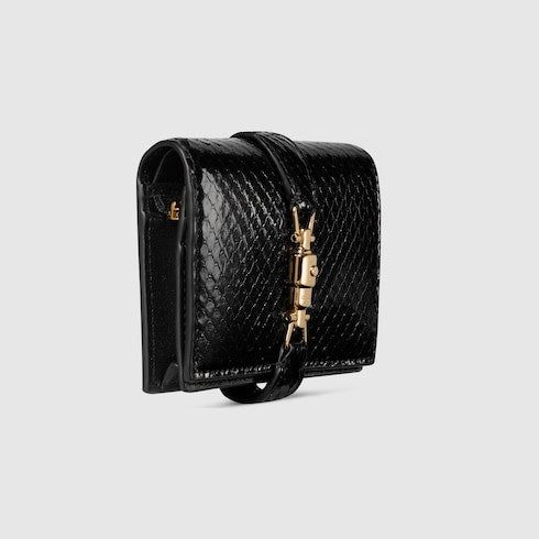 Gucci Jackie python medium wallet