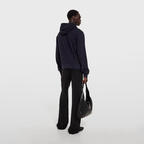 Cashmere blend sweatshirt with print