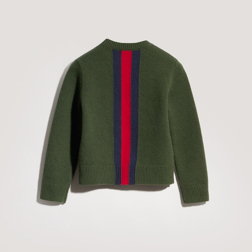 Children's wool sweater with Web