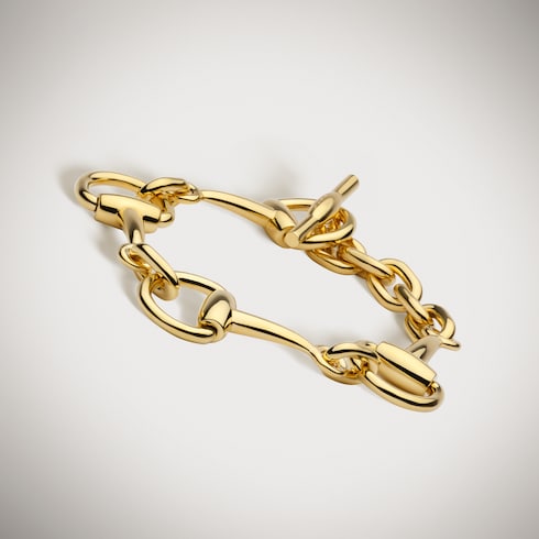 Horsebit chain bracelet