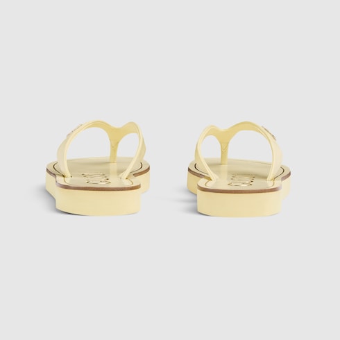 Women's thong sandal with Double G