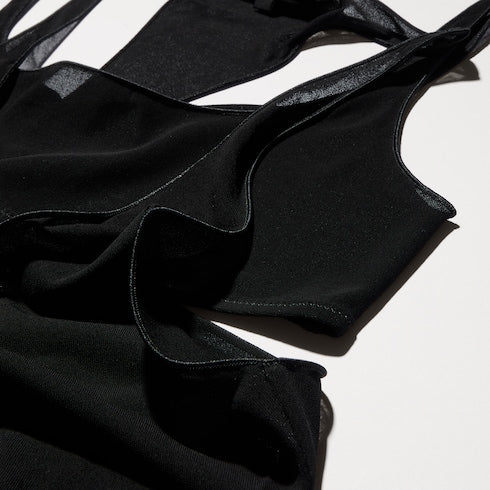 Light crêpe jersey bralette set