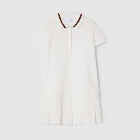 Children's mini polo dress with Web