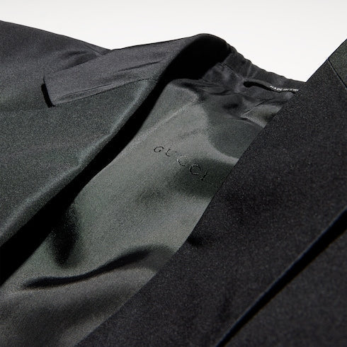 Fine silk faille jacket