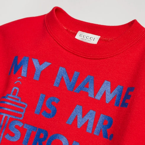 Children's cotton sweatshirt with print