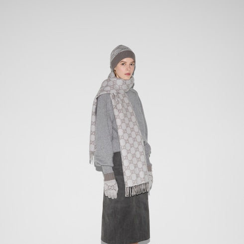 GG cashmere scarf