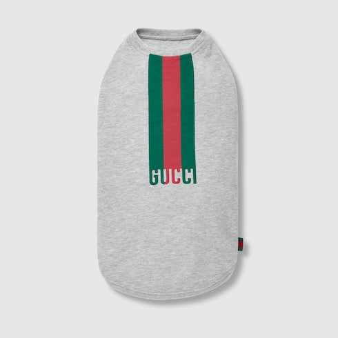 Printed cotton pet T-shirt