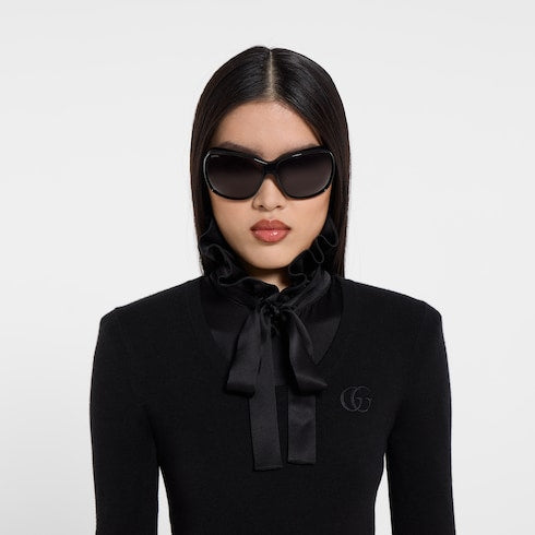 Fine cashmere silk top with embroidery