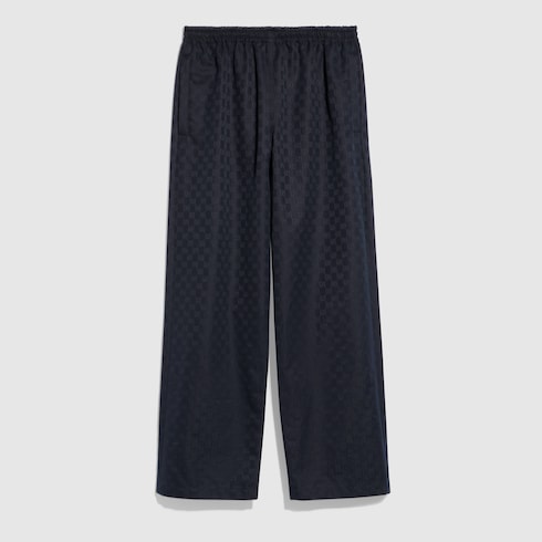 GG cotton canvas pants