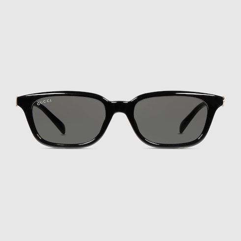 Rectangular-frame sunglasses