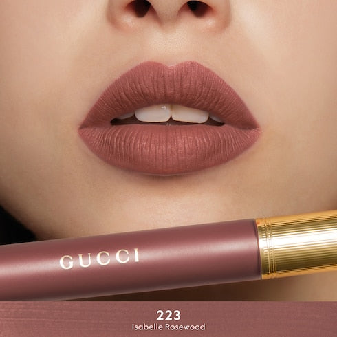 124 Emilie Brown, Rouge à Lèvres Liquide Mat Lipstick