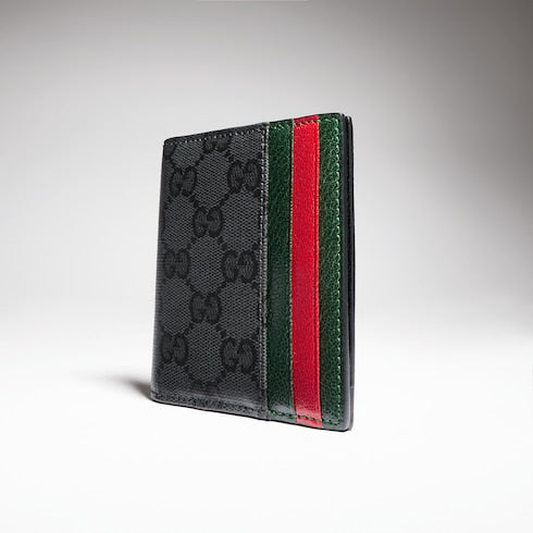 Bi-fold wallet with Web card slots