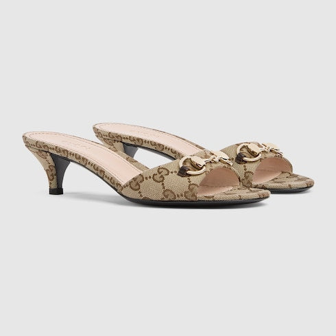 Women's slide sandal with Horsebit