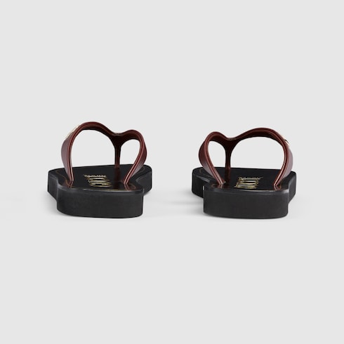 Women's thong sandal with Double G