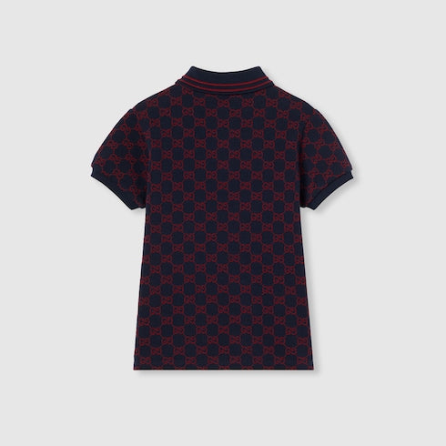 Children's GG cotton polo shirt