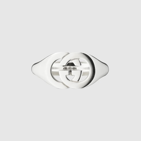 Gucci Interlocking signet ring