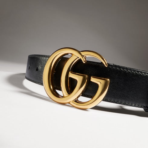 GG Marmont belt with shiny buckle