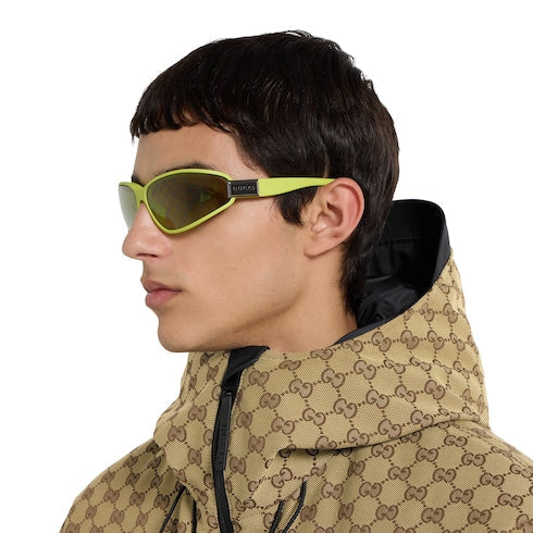 Rectangular frame sunglasses