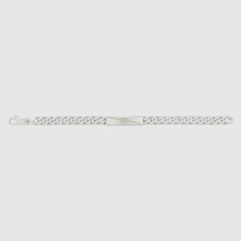 Diagonal Interlocking G bracelet