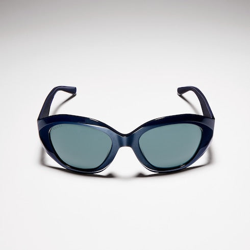 Geometric-frame sunglasses