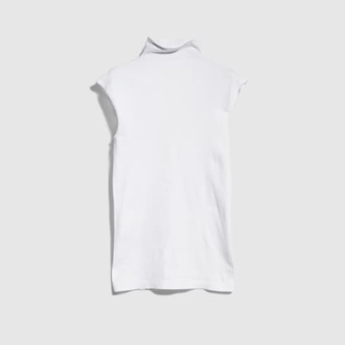 Seamless stretch nylon jersey top