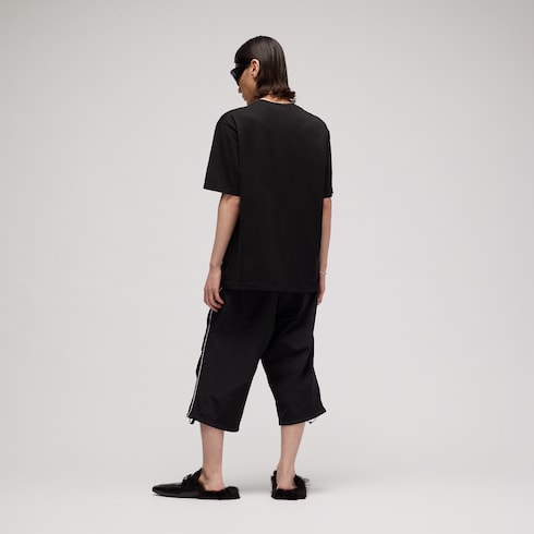 Cotton T-shirt with muted Web