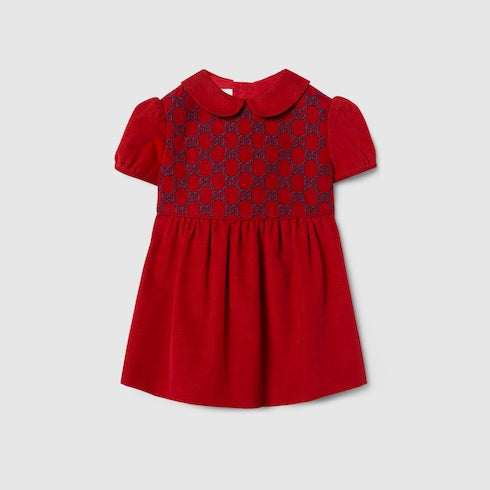 Children's velvet corduroy dress