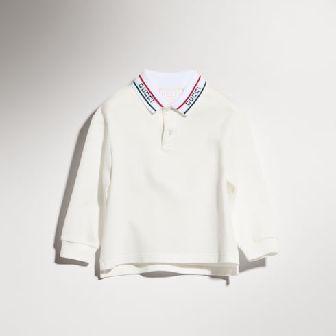 Baby cotton polo shirt